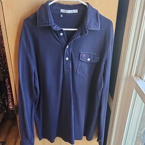 Criquet Dark Blue Polo Shirt